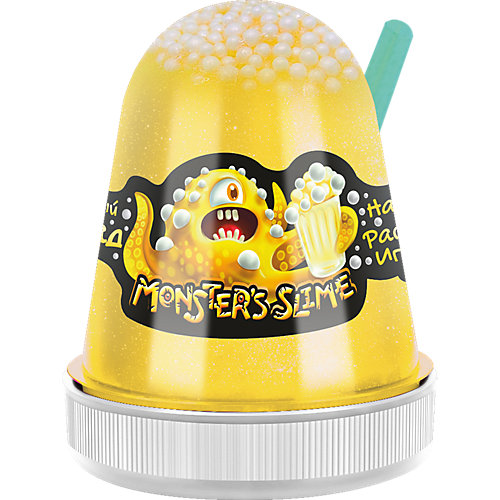 Слайм Monster Slime Газированный Лимонад, 130 гр от KiKi