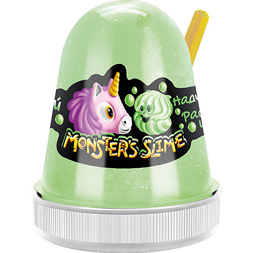 Слайм Monster Slime Нежный Зефир зеленый, 130 гр от KiKi