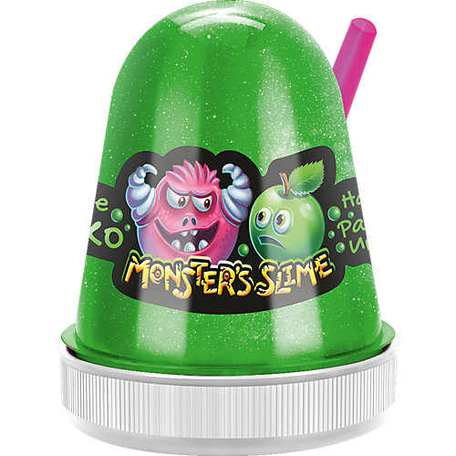 Слайм Monster Slime Сочное Яблоко, 130 гр от KiKi