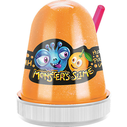 Слайм Monster Slime Яркий Апельсин, 130 гр от KiKi