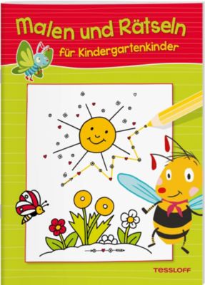 Buch - Malen und Rtseln Kindergartenkinder Kleinkinder