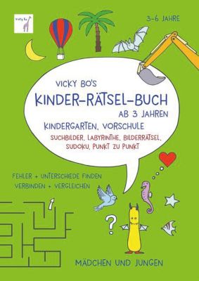 Buch - Vicky Bos Kinder-Rtsel-Buch ab 3 Jahren