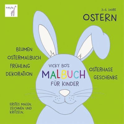 Buch - Vicky Bos Malbuch Kinder: Ostern Kleinkinder