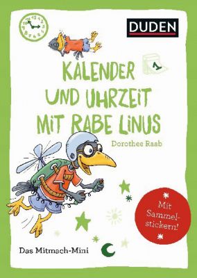 Buch - Duden Mitmachmini: Kalender und Uhrzeit mit Rabe Linus