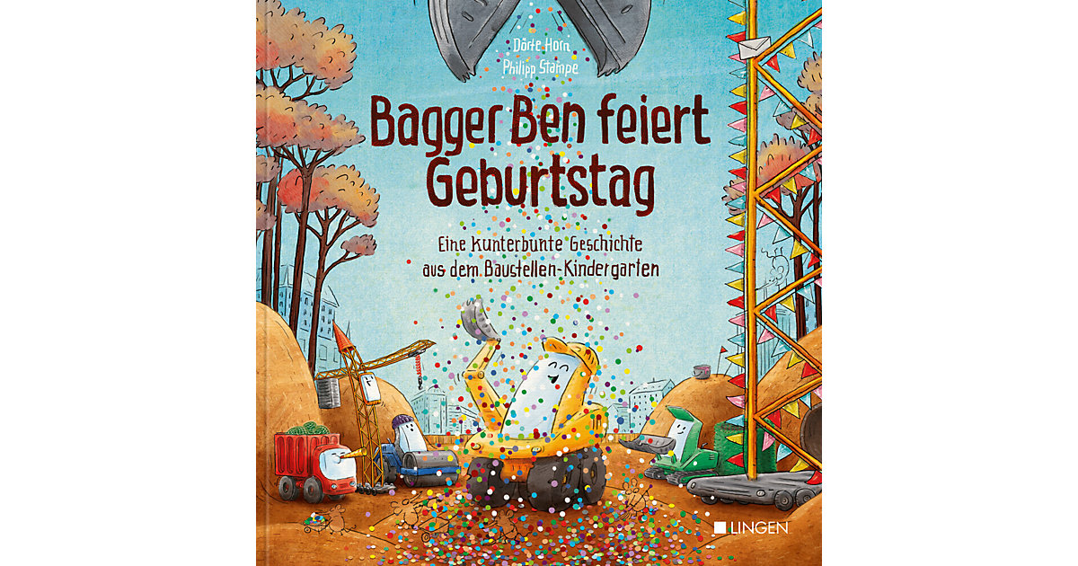 Buch - Bagger Ben feiert Geburtstag, 3 Teile