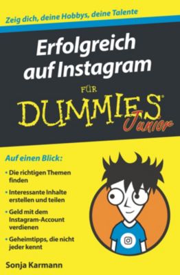 Image of Buch - Erfolgreich auf Instagram Dummies Junior Kinder