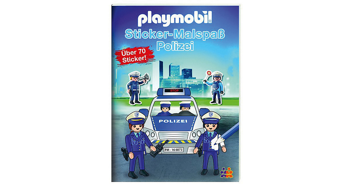 Buch - Playmobil: Mein Sticker-Malbuch Polizei