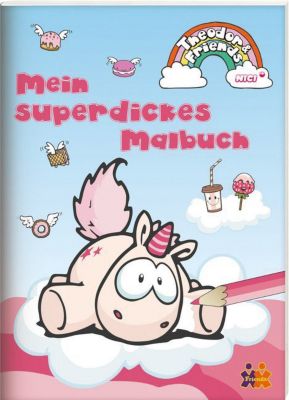 Buch - Theodor & Friends: Mein superdickes Malbuch