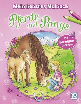 Buch - Mein liebstes Malbuch: Pferde und Ponys