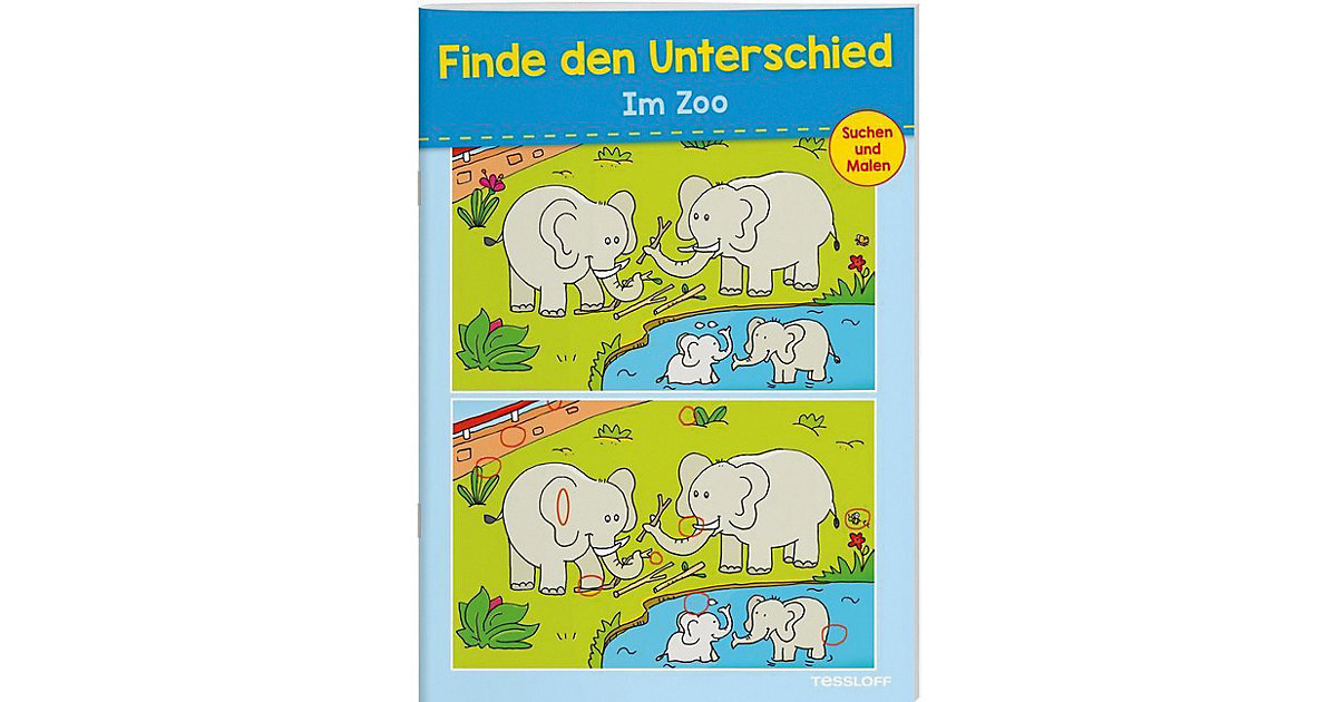 Buch - Finde den Unterschied: Zoo