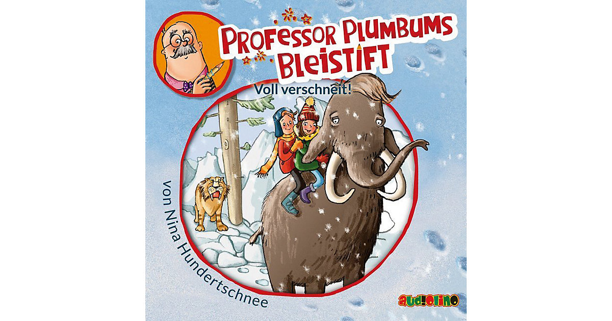 Professor Plumbums Bleistift: Voll verschneit!, 1 Audio-CD Hörbuch