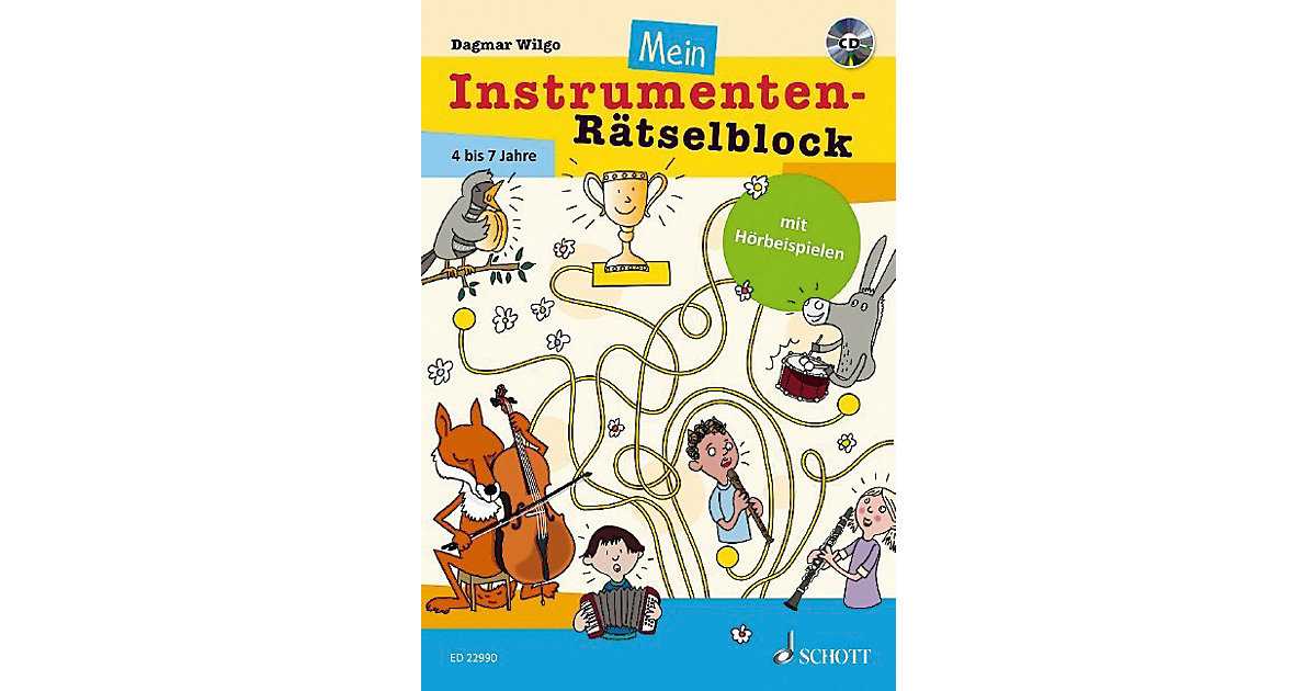 Buch - Mein Instrumenten-Rätselblock, mit CD-ROM