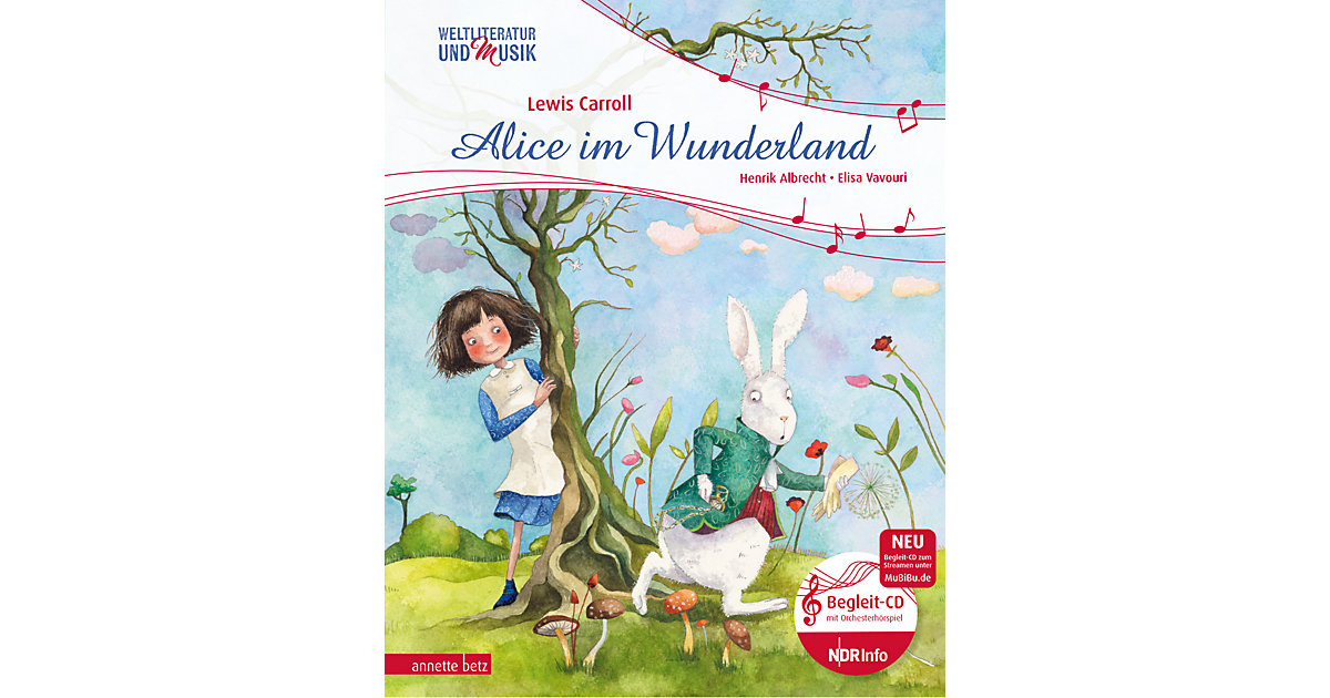 Buch - Alice im Wunderland, mit 1 Audio-CD
