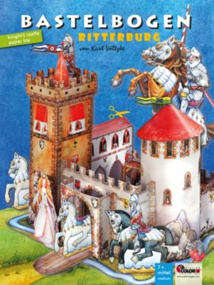 Buch - Ritterburg Bastelbogen