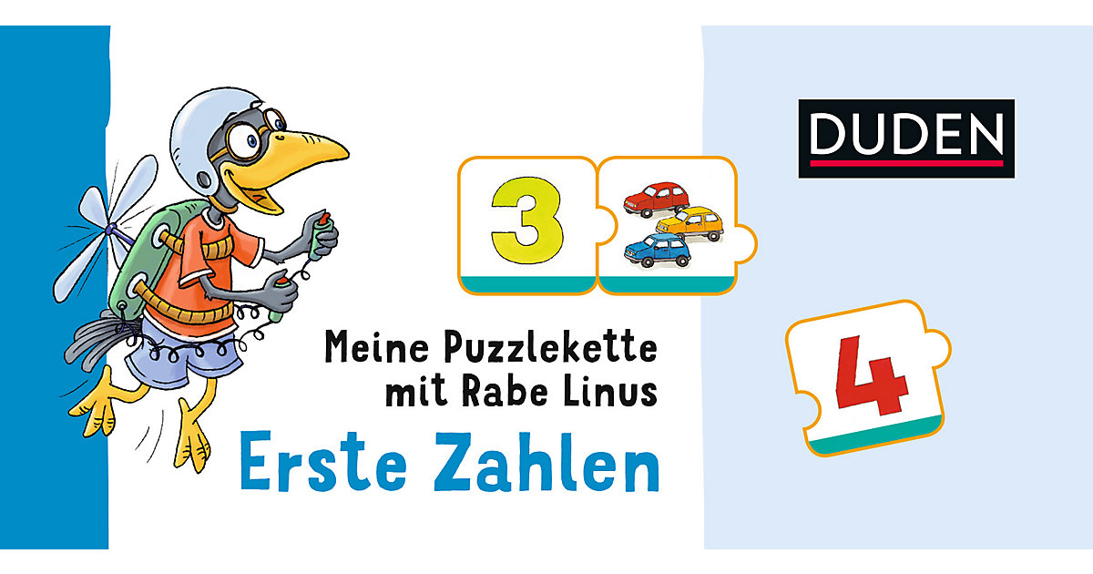 Einfach lernen mit Rabe Linus: Meine Puzzlekette mit Rabe Linus: Erste Zahlen (Kinderspiel)