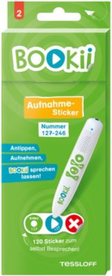 Spielzeug: Tessloff Verlag Buch - 120 BOOKii® Aufnahme-Sticker neutral