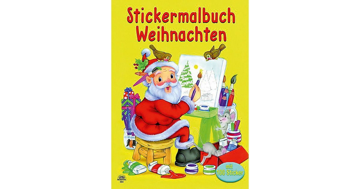 Buch - Stikermalbuch Weihnachten