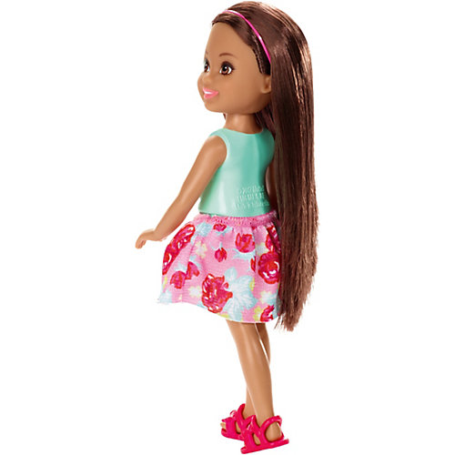 Мини-кукла Barbie Семья Челси, брюнетка в топе с тигром от Mattel