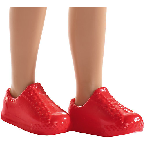 Мини-кукла Barbie Семья Челси Блондин в комбинезоне со щенками от Mattel