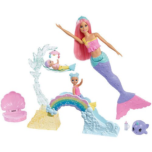 Игровой набор Barbie Dreamtopia Кукла с маленькими русалочками от Mattel