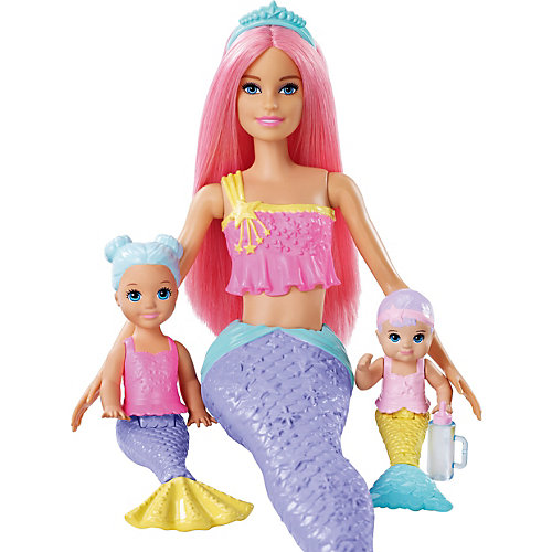 Игровой набор Barbie Dreamtopia Кукла с маленькими русалочками от Mattel