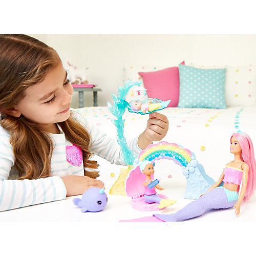 Игровой набор Barbie Dreamtopia Кукла с маленькими русалочками от Mattel