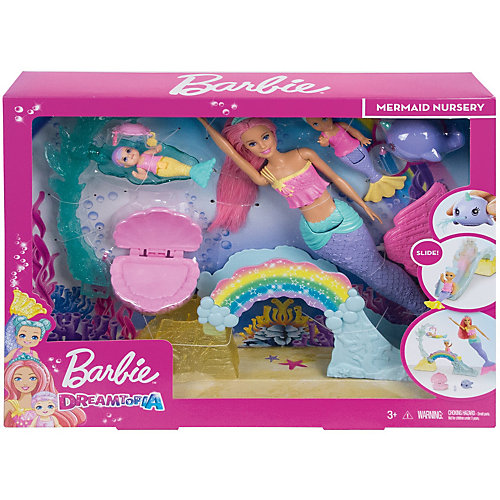 Игровой набор Barbie Dreamtopia Кукла с маленькими русалочками от Mattel