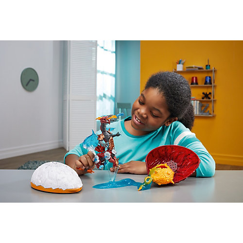 Игровой набор 2 в 1 Mega Construx Breakout Beasts Битва удивительных существ от Mattel