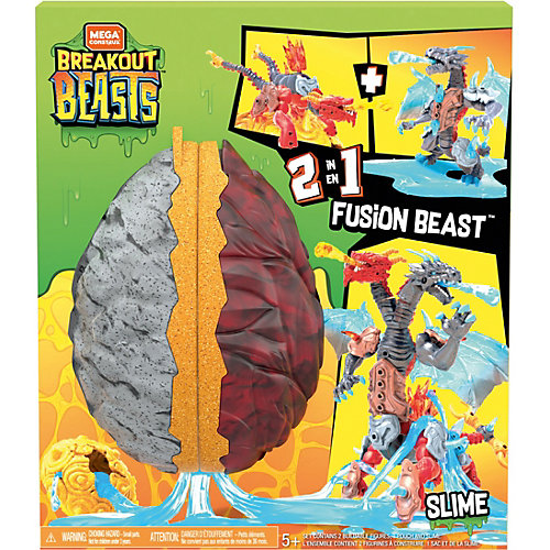 Игровой набор 2 в 1 Mega Construx Breakout Beasts Битва удивительных существ от Mattel
