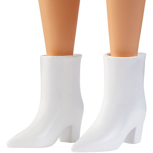 Кукла Barbie "Игра с модой" Брюнетка в платье с принтом от Mattel