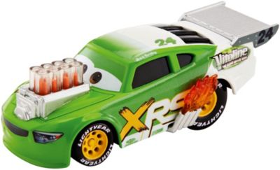 Disney Cars Xtreme Racing Serie Dragster-Rennen Die-Cast Brick Yardley bunt