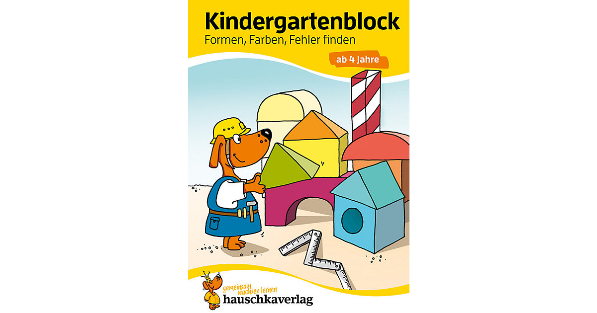 Buch - Kindergartenblock: Formen, Farben, Fehler finden ab 4 Jahre