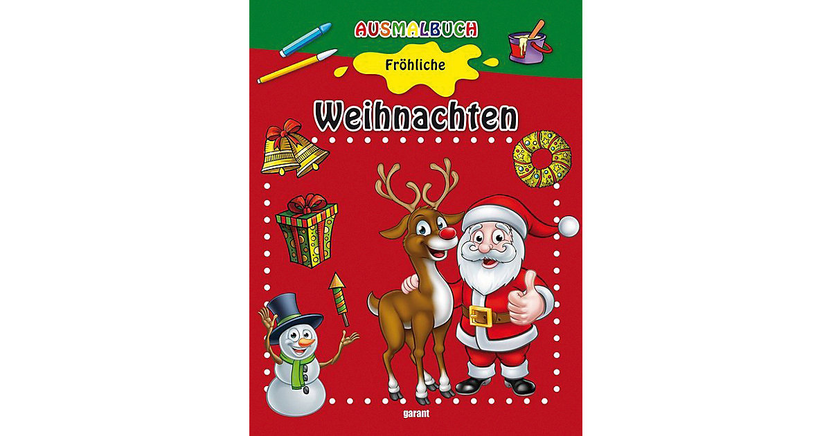 Buch - Ausmalbuch Fröhliche Weihnachten