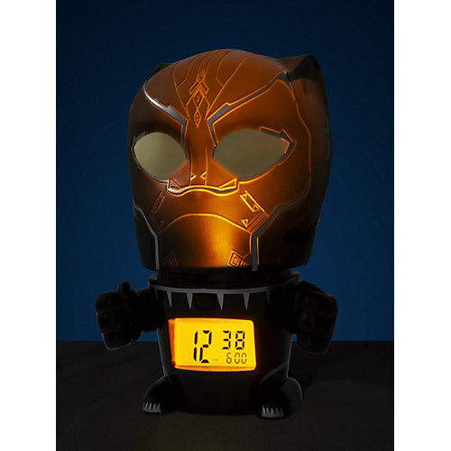 Будильник Kids Time BulbBotz Marvel «Черная пантера» минифигура от Детское время
