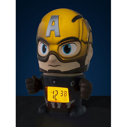 Будильник Kids Time BulbBotz Marvel «Капитан Америка» минифигура от Детское время