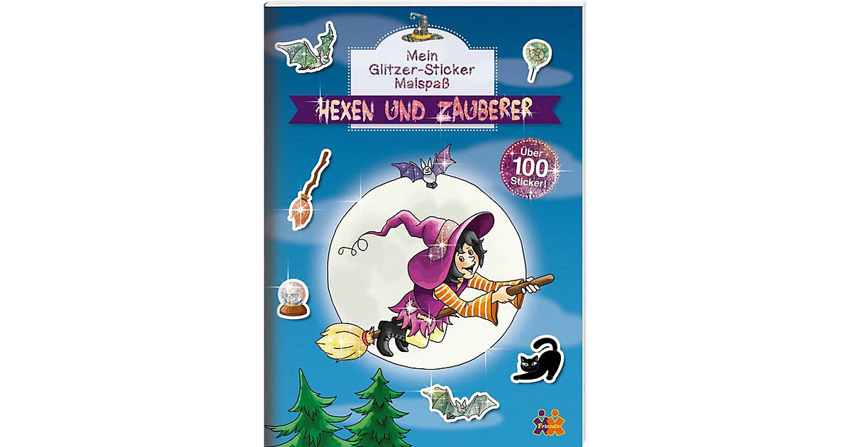 Buch - Mein Glitzer-Sticker Malspaß: Hexen und Zauberer