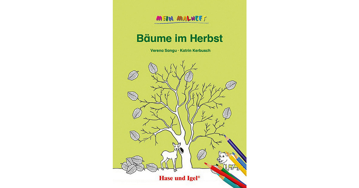 Buch - Mein Malheft: Bäume im Herbst