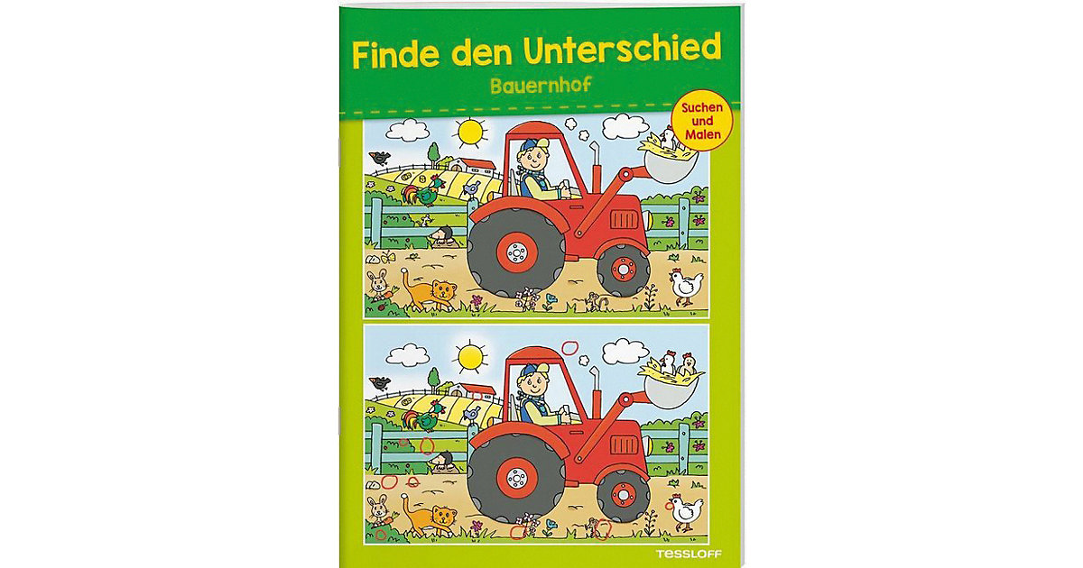 Buch - Finde den Unterschied Bauernhof