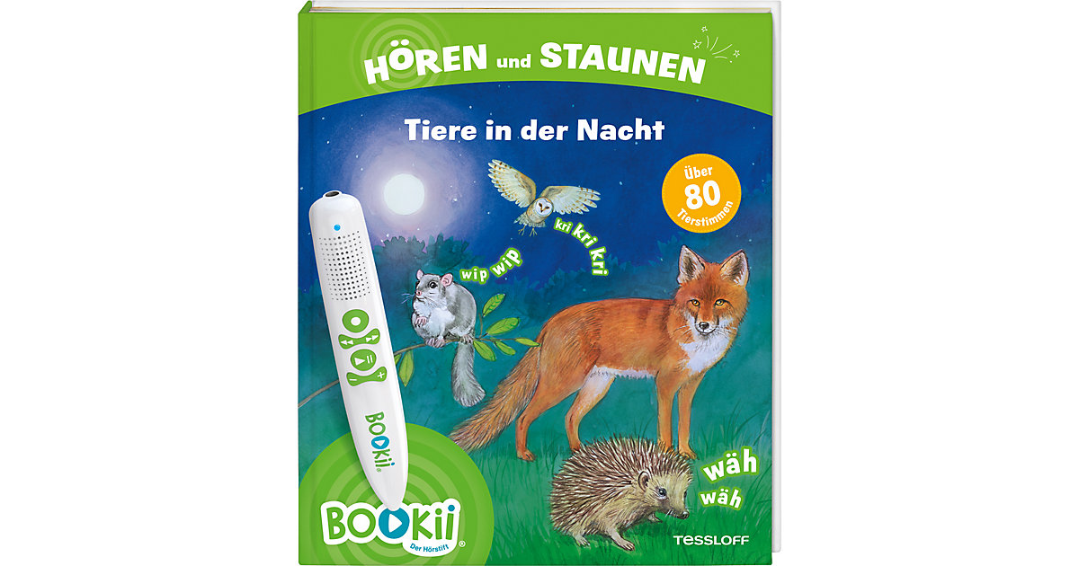 Spielzeug: Tessloff Verlag Buch - BOOKii® Hören und Staunen Tiere in der Nacht