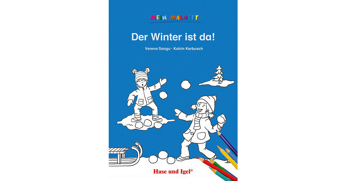 Buch - Mein Malheft: Der Winter ist da!