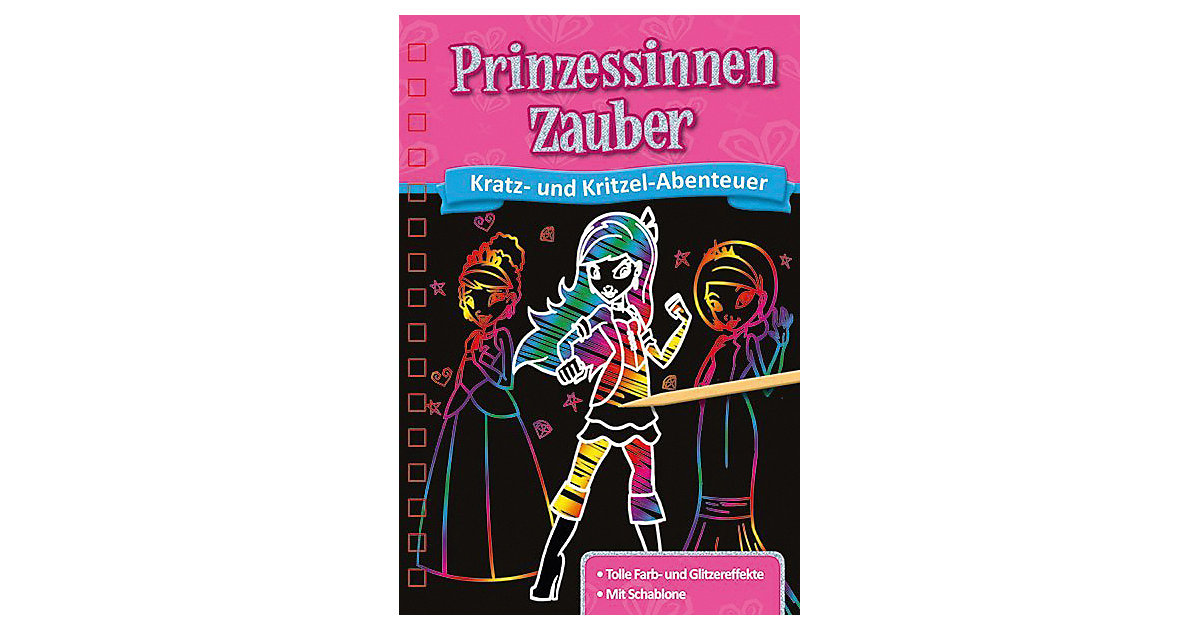 Buch - Kratz- und Kritzel-Abenteuer: Prinzessinnen-Zauber
