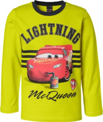 Disney Cars Langarmshirt gr�n Gr. 116 Jungen Kinder