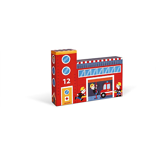 Игровой набор Janod "Пожарные", с деревянными фигурками от Janod