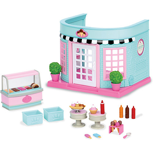 Игровой набор Li'l Woodzeez "Кафе-мороженое", с аксессуарами от Li'l Woodzeez