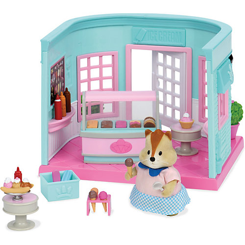 Игровой набор Li'l Woodzeez "Кафе-мороженое", с аксессуарами от Li'l Woodzeez
