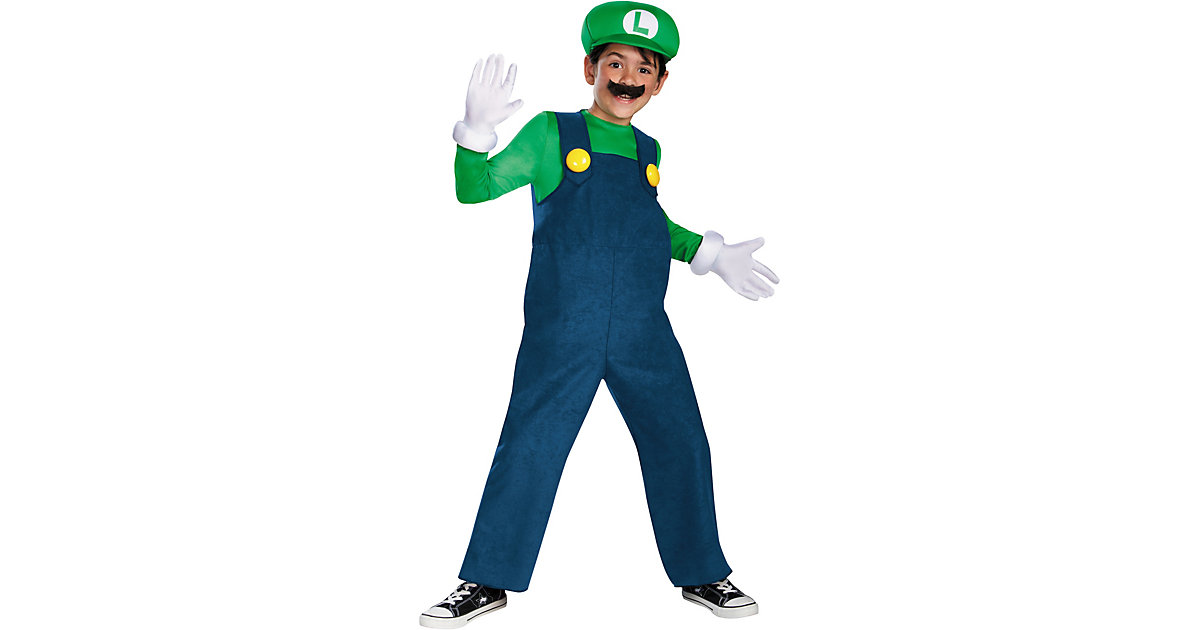 Kinder-Kostüm Deluxe Luigi S (4-6 J.) Gr. 104/122