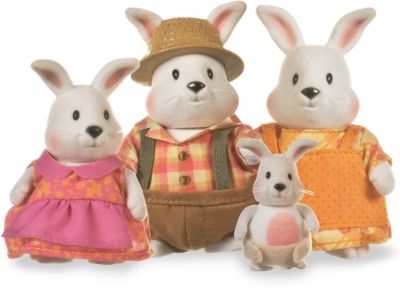 Игровой набор Li'l Woodzeez "Семья кроликов"