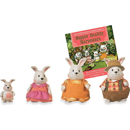 Игровой набор Li'l Woodzeez "Семья кроликов" от Li'l Woodzeez