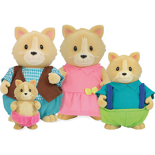Игровой набор Li'l Woodzeez "Семья кошек" от Li'l Woodzeez