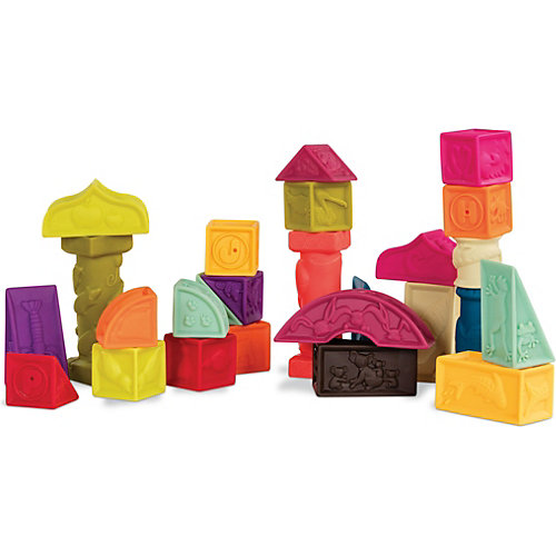 Мягкий конструктор B.Toys, кубики и другие формы